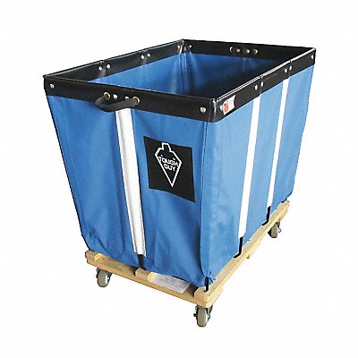 TOUGH GUY 33W320 Basket Truck 20 Bu. Cap. Blue 48 in L
