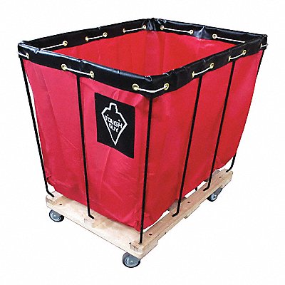 TOUGH GUY 33W324 Basket Truck 12 Bu. Cap. Red 36 in L