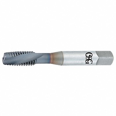 OSG 1305900108 Spiral Flute Tap: #6-32 Thread Size, 5/16 in Thread Lg, 2 1/32 in Overall Lg, Plug, Right Hand