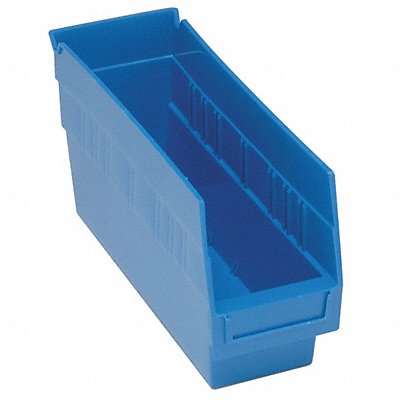 QUANTUM STORAGE SYSTEMS QSB801BL G7026 Shelf Bin Blue Polypropylene 8 in
