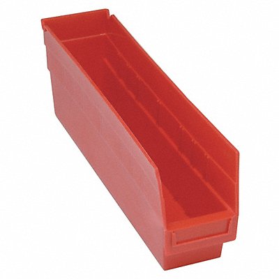 QUANTUM STORAGE SYSTEMS QSB803RD G7028 Shelf Bin Red Polypropylene 8 in