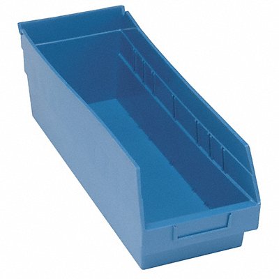 QUANTUM STORAGE SYSTEMS QSB804BL G7029 Shelf Bin Blue Polypropylene 8 in