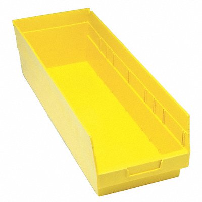 QUANTUM STORAGE SYSTEMS QSB814YL G7036 Shelf Bin Yellow Polypropylene 8 in