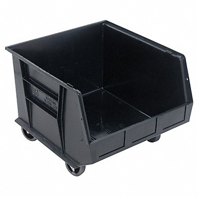 QUANTUM STORAGE SYSTEMS QUS275MOBBK G7042 Mobile Bin Black Polypropylene 11 in