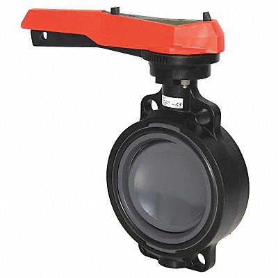 GEORG FISCHER 161567004 Butterfly Valve PVC 3 In