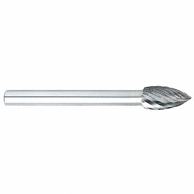 OSG 9200009 Flame Bur 3/16 Carbide Single Cut