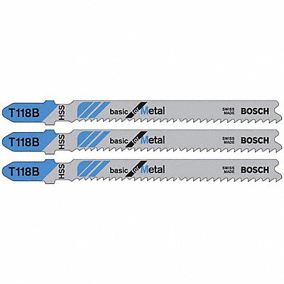BOSCH T118B3 T-Shank Jig Saw Blades PK 3