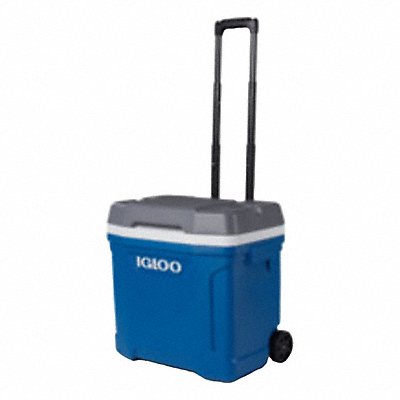 IGLOO 34658 Roller Chest Cooler Blue 30 qt