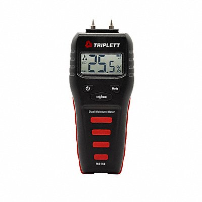 TRIPLETT MS150 Moisture Meter Pin/Pinless 1inDepth