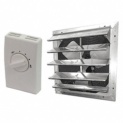 DAYTON 347HY0 DAYTON Alu/Steel 8 H 21.25 W Exhaust Fan
