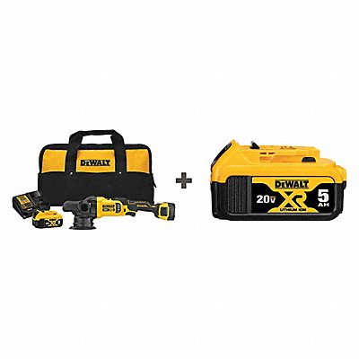 DEWALT DCM848P2DCB205 Cordless Polisher L 20 in 5.5lb