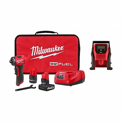 MILWAUKEE 348522247520 M12 FUEL Die Grinder Kit + M12 Inflator