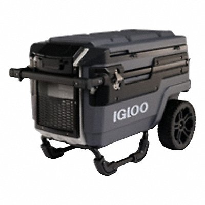 IGLOO 34927 Roller Chest Cooler Gray 70 qt