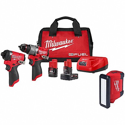 MILWAUKEE 349722000000 Combo Kit and Flood Light 12 V