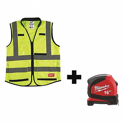 MILWAUKEE 4873504348226610 High Visibility Vest 2XL/3XL