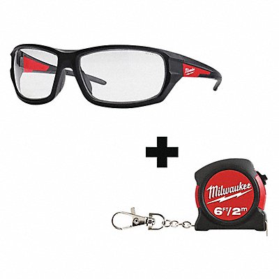 MILWAUKEE 4873202148225500 Safety Glasses Unisex Clear Lens