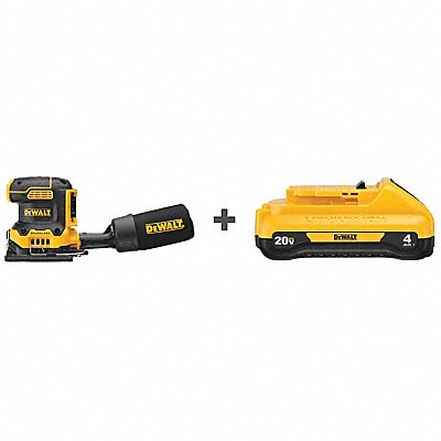 DEWALT DCW200BDCB240 CordlessSheetSander w/ 20V MAX Battery