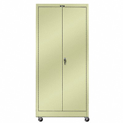 HALLOWELL 825S24MPT K4842 Storage Cabinet 78 x48 x24 Tan 4Shlv