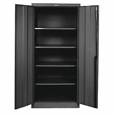 HALLOWELL 825S24AME K3873 Storage Cabinet 78 x48 x24 Black 4Shlv
