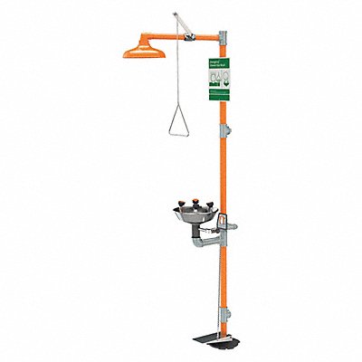GUARDIAN EQUIPMENT G1909HFC Eye/face Wash/shower Sfty Stn