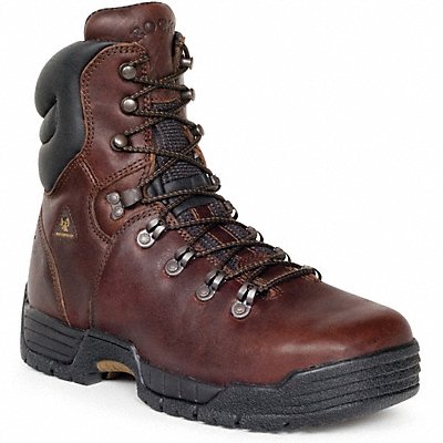 ROCKY FQ0006115 8-Inch Work Boot W 11 1/2 Brown PR