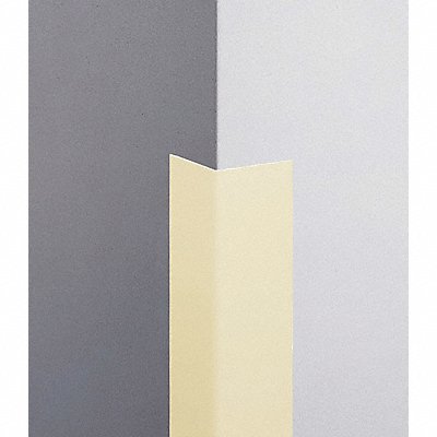 PAWLING CORP CGUP1242 Corner Guard Ivory Textured PETG 4 ft H