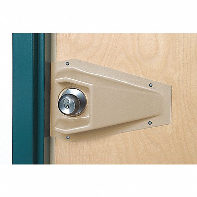 PAWLING CORP DKP1003 Door Knob Protector PVC Tan 11-1/4in.L