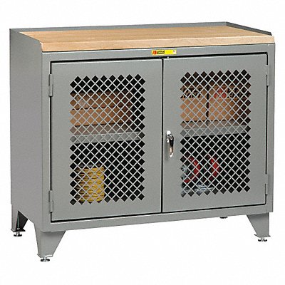 LITTLE GIANT MJP3LL2D2448 Cabinet Bench Butcher Block 48 W 24 D