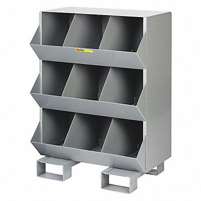 LITTLE GIANT MS31532FP Stationary Storge Bins 2400lb Stl 9 Bins