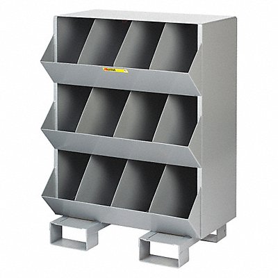 LITTLE GIANT MS41532FP Stationary Storge Bins 2400lb 12 Bins