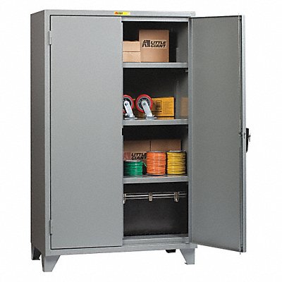 LITTLE GIANT SSL3A2448 Storage Cabinet 78 x48 x24 Grey 3Shlv