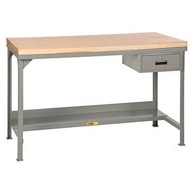 LITTLE GIANT WSJ2304836DR Workbench Butcher Block 48 W 30 D