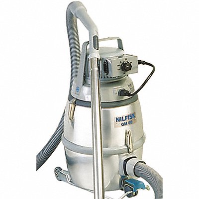 NILFISK L01790129 Shop Vacuum 3.24 gal Aluminum 80 cfm