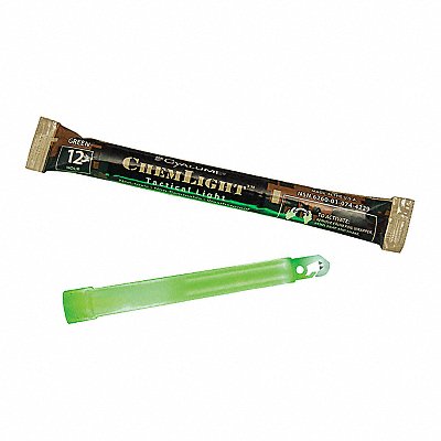 CHEMLIGHT BY CYALUME TECHNOLOGIES 927017 Lightstick Green 12 hr 6 in L PK500