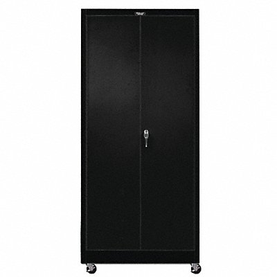 HALLOWELL 425S24MAME H2208 Storage Cabinet 72 x48 x24 Black 4Shlv