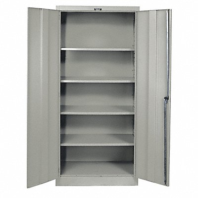 HALLOWELL 425S24HG Storage Cabinet 72 x48 x24 DrkGry 4Shlv