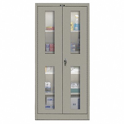 HALLOWELL 415S18SVAHG G6760 Storage Cabinet 72 x36 x18 DrkGry 4Shlv