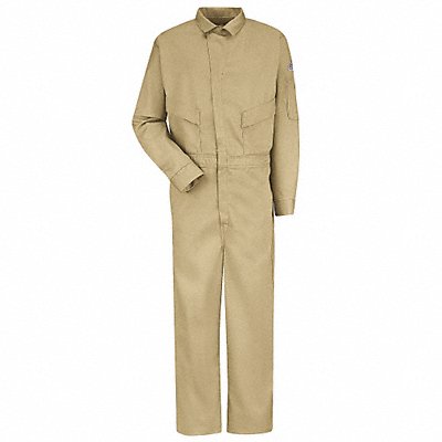 VF IMAGEWEAR CLD4KHRG50 G7298 Flame Resistant Coverall Khaki 50 In
