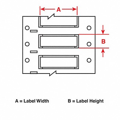 BRADY 2HX2502WTJ Wire Sleeve Use with Ribbon 356182 White