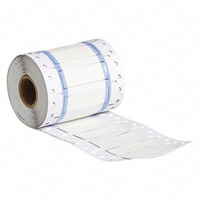 BRADY 3PS3752WTSC Wire Sleeve White 2in.Wx 0.65in.H
