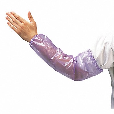 GRAINGER 2818BV Chemical Resistant Sleeves Vinyl PK12