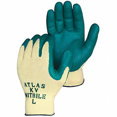 SHOWA KV350XL10 K2541 Coated Gloves Green/Yellow XL PR