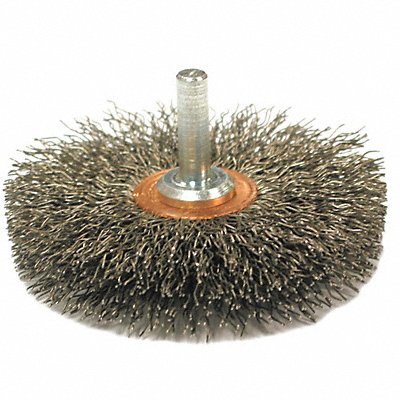 WEILER 17617 Crimped Wire Wheel Brush Stem 3 in.