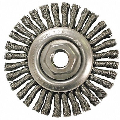 WEILER 36218 Twist Wire Wheel Brush 4 in.