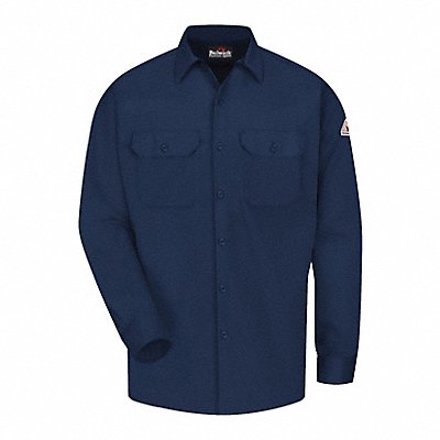 VF IMAGEWEAR SLW2NVRGXXL FR Long Sleeve Shirt Button Navy 2XL