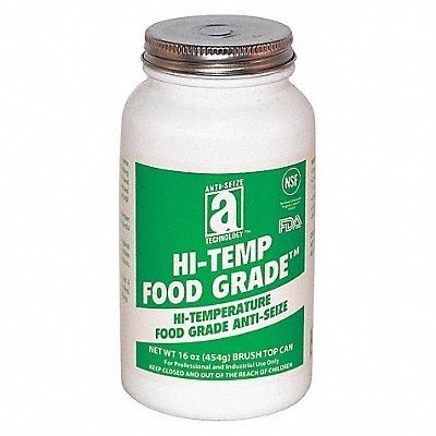 ANTI-SEIZE TECHNOLOGY 41018 Food Grade Anti-Seize 16 oz BrshTp Cn