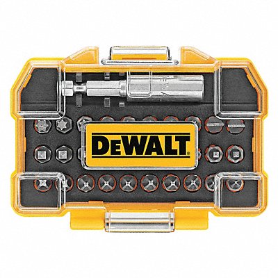 DEWALT DWAX100 Screwdriver Bit Set 31 Pieces 1/4 Shank