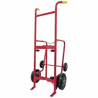 DAYTON 34D644 Drum Hand Truck 1000lb. Steel Red