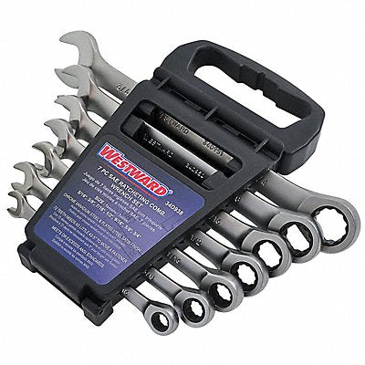 WESTWARD 34D938 Combination Wrench St CV Steel Satin Standard