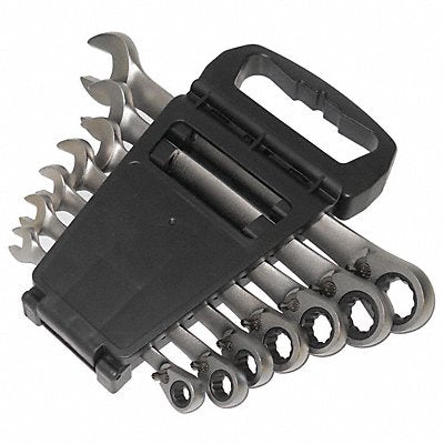 WESTWARD 34D991 Combination Wrench St CV Steel Satin Offset